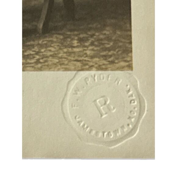 Antique RPPC Postcard Portraits Erma Edin Ephemera EW Pyoer & Stalley Studios - Picture 2 of 4